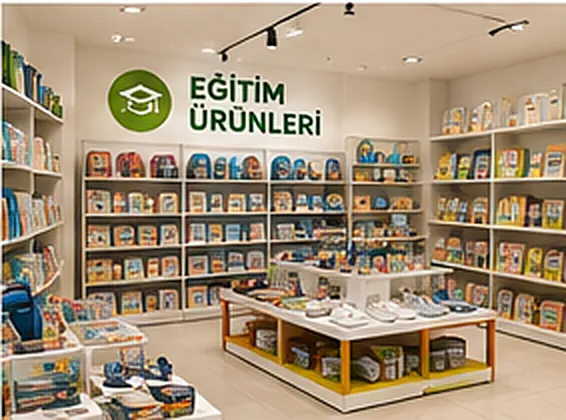 Okul Store eğitim ürünleri reyonu
